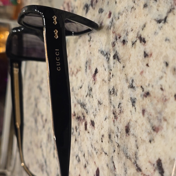 Gucci Black Sunglasses with Protective Case